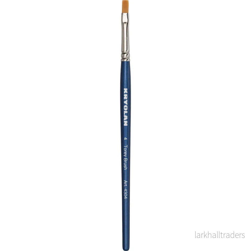 Sminkpensel, Torey Flat Brush 4 Sminkpensel, Torey Flat Brush 4