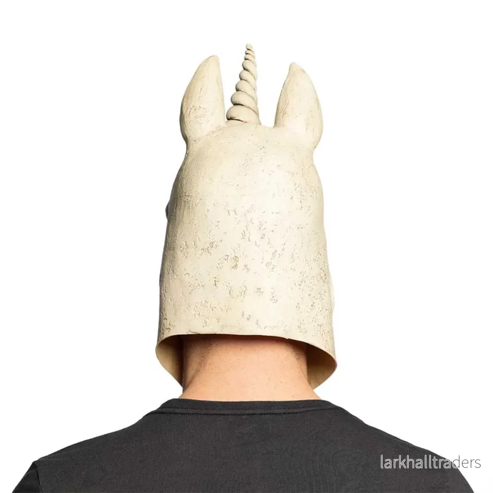 Latexmask, skelett unicorn - Bild 2