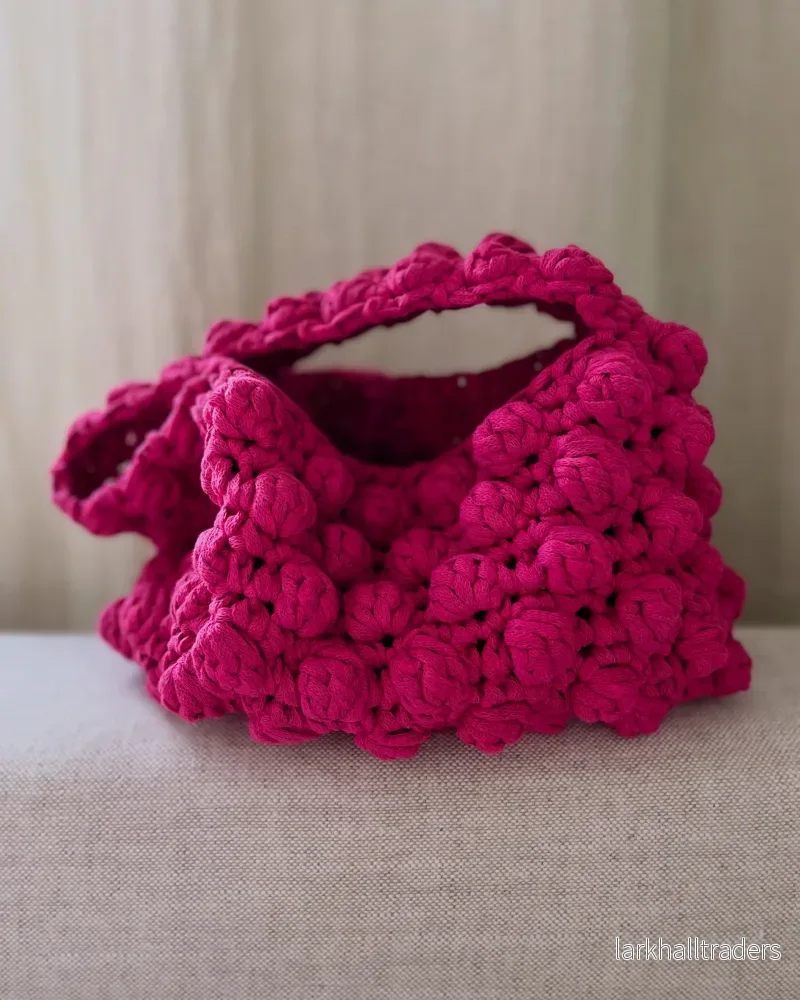 Virkad Väska Rosa Virkad Väska Rosa