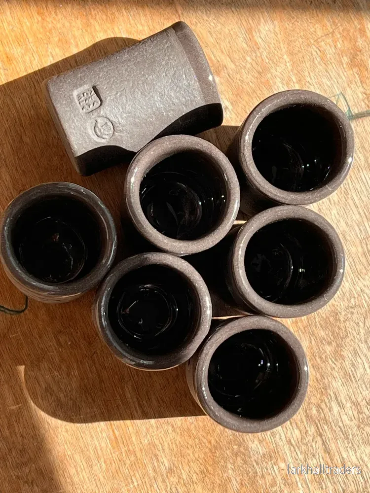 Set om 7 Alkemisk Planet Keramik Shotglas - Bild 2