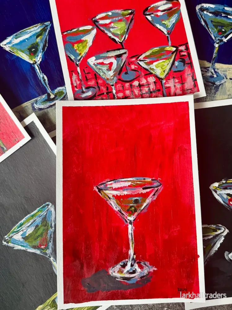 ”Martini Nr 1” - Original målning - Bild 2