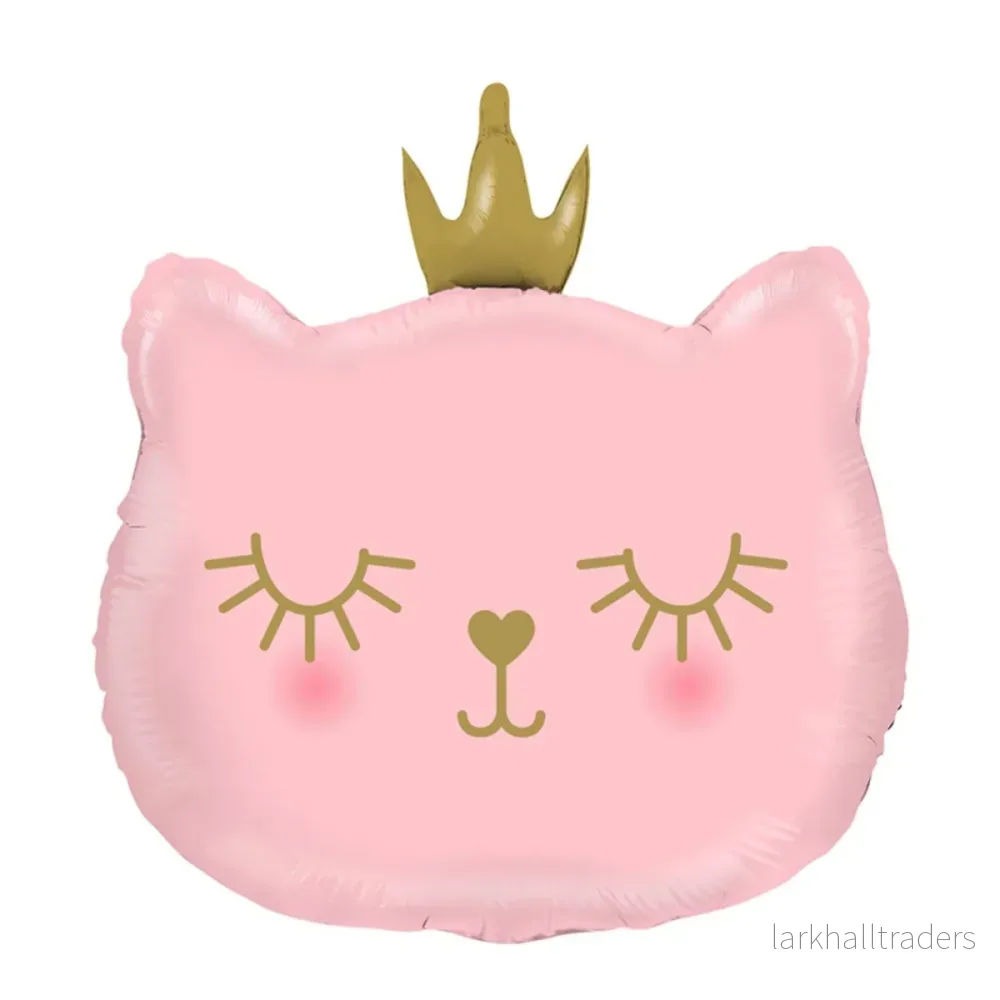 Folieballong, cat princess pink 66 cm