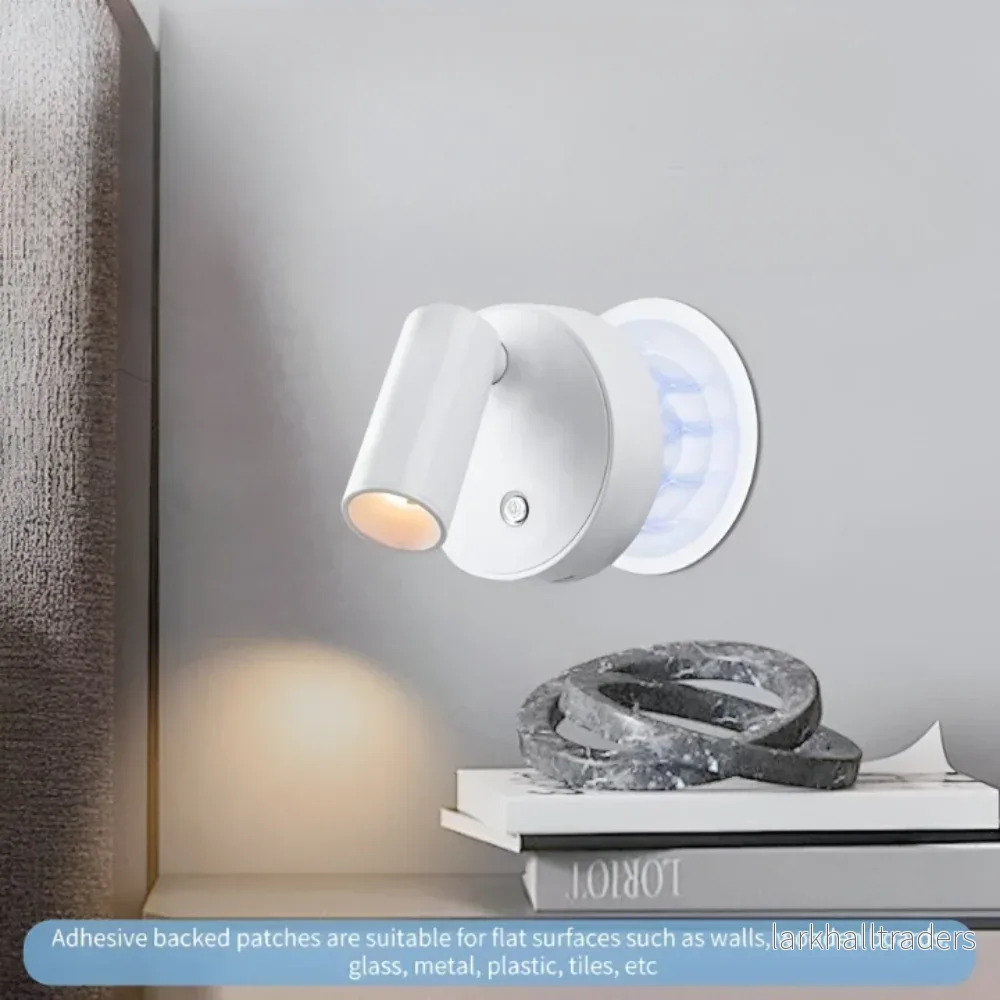 MagniGlow – Trådlös Återuppladdningsbar Vägglampa med Tre-färgad LED-belysning - Bild 2