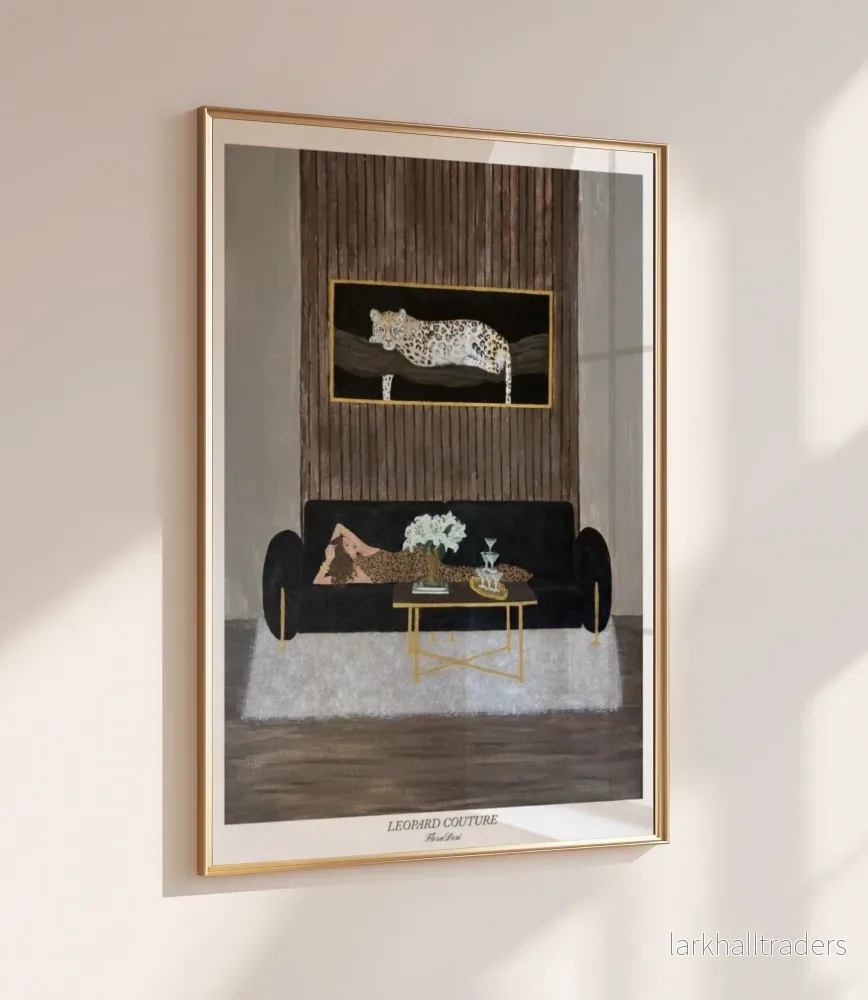 Leopard Couture Poster - 50x70cm - Bild 2