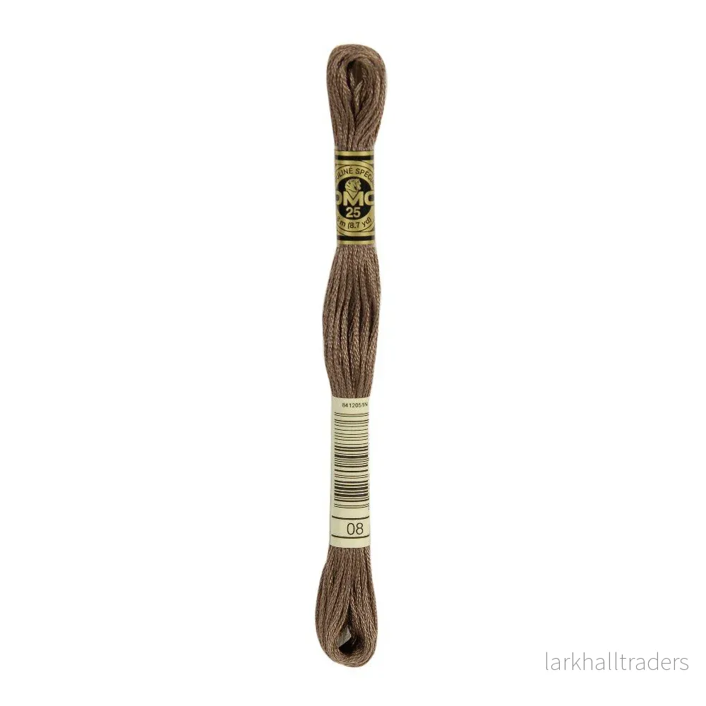 Broderigarn DMC Mouliné – 0008 Brun