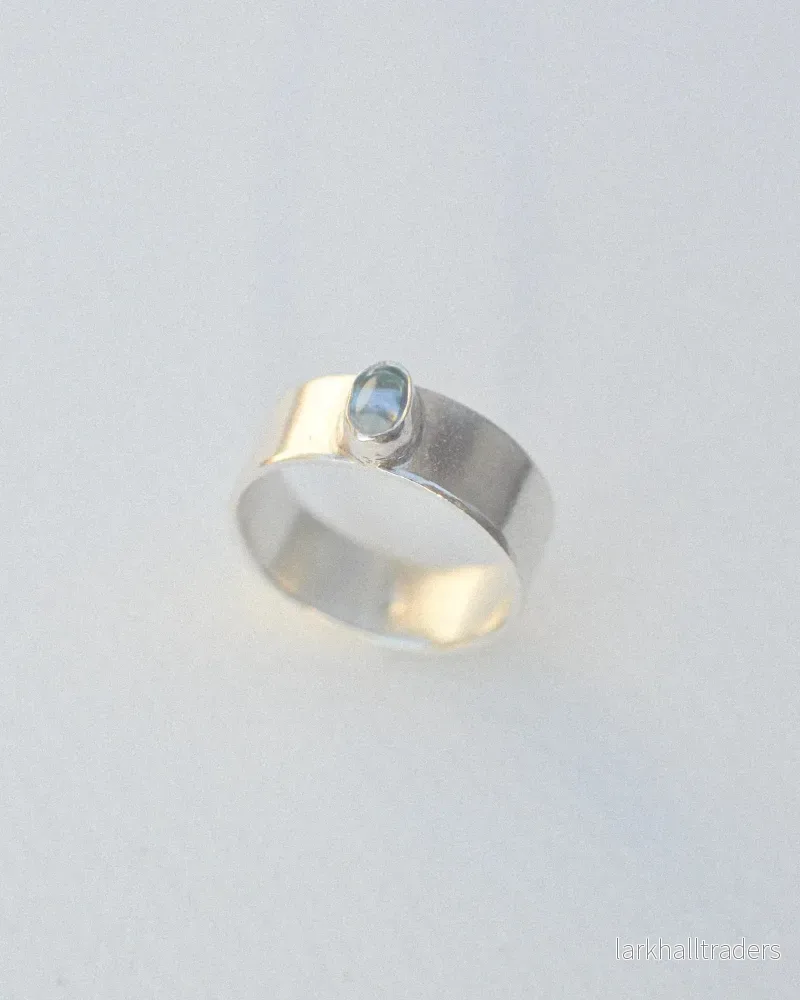 Blå Topaz Ring Sterlingsilver Blå Topaz Ring Sterlingsilver
