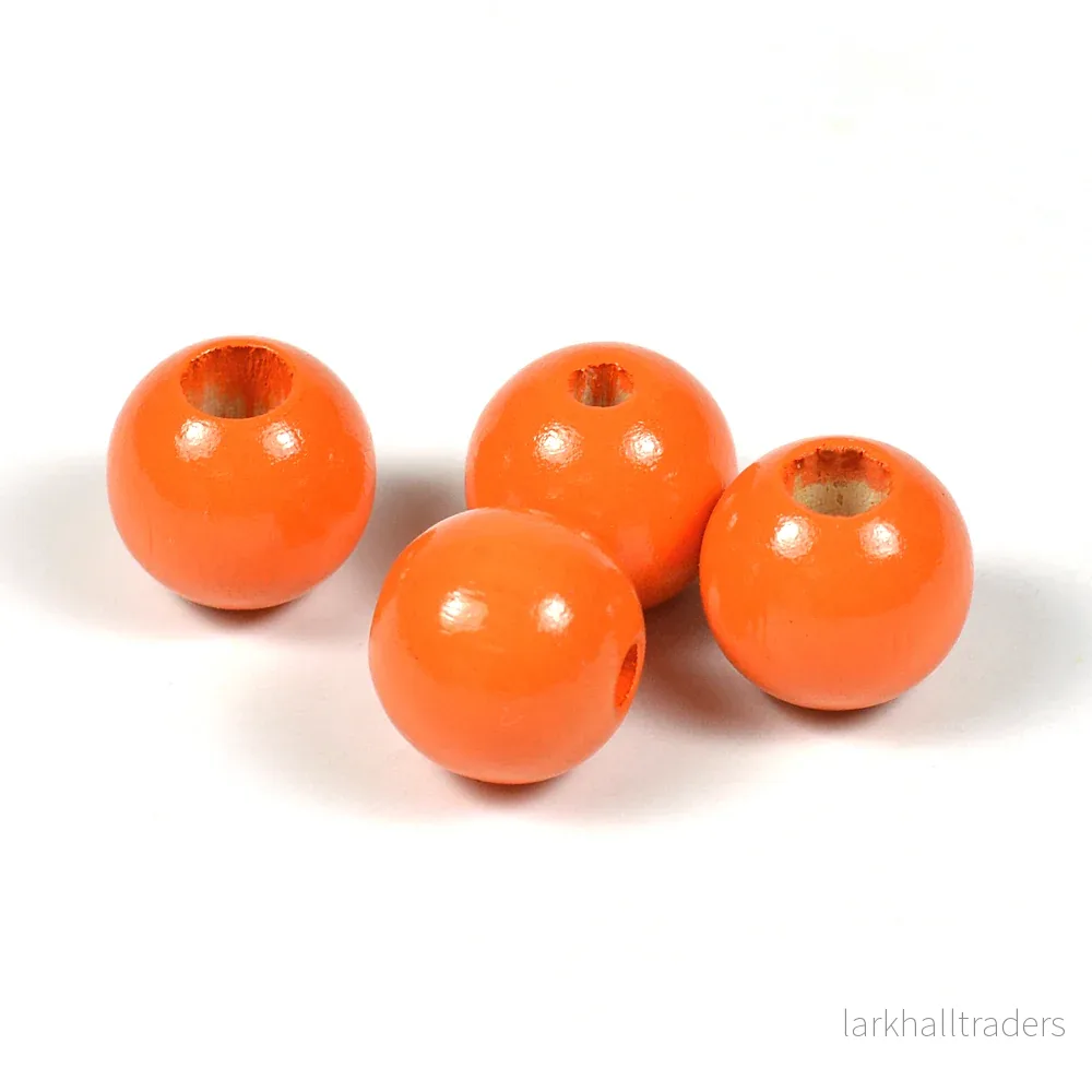 Säkerhetspärlor, 12mm, orange, 6st Säkerhetspärlor, 12mm, orange, 6st