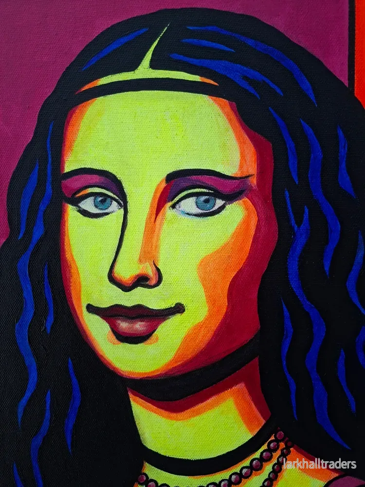 She Still Smiles (La Gioconda Reborn) Original - Bild 3