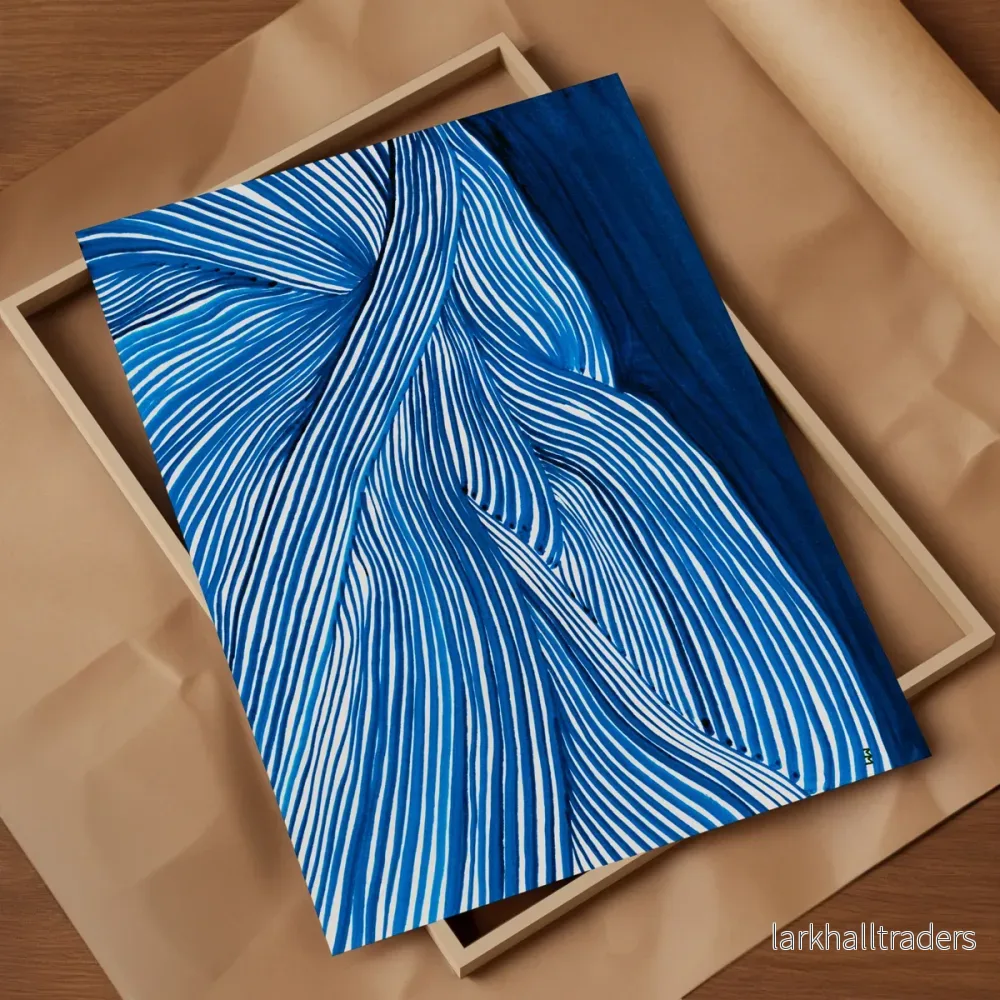 Blå Art Print - Bild 2