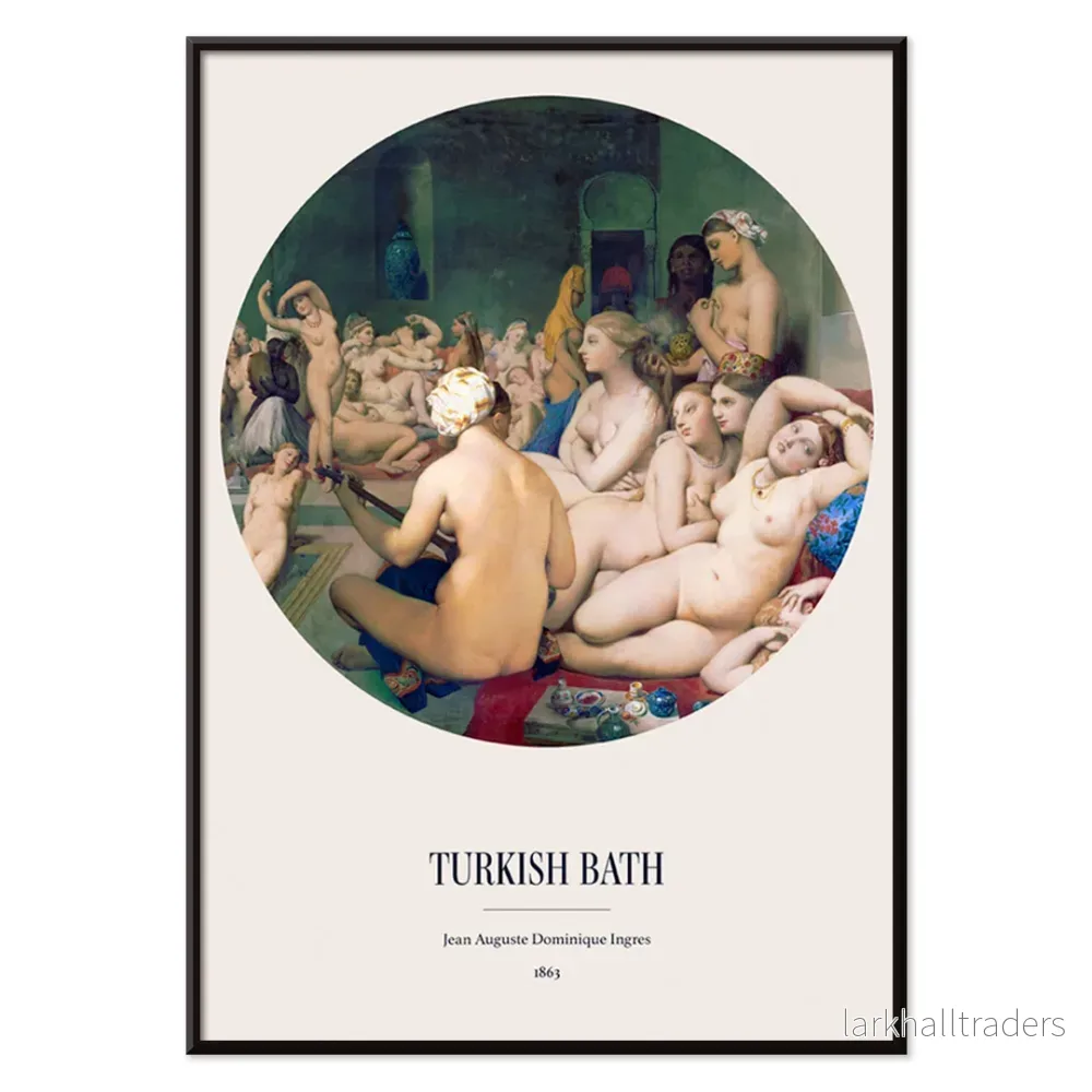 Det turkiska badet Poster - Bild 2