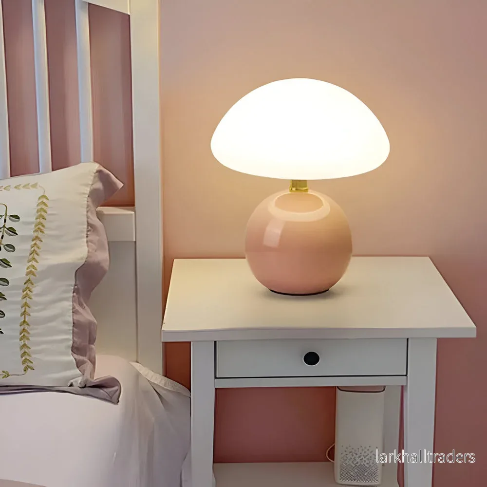 LumiShroom – Elegant Bauhaus-inspirerad svamplampa med 3 färger LED – Modern bordslampa för tidlös atmosfär - Bild 3