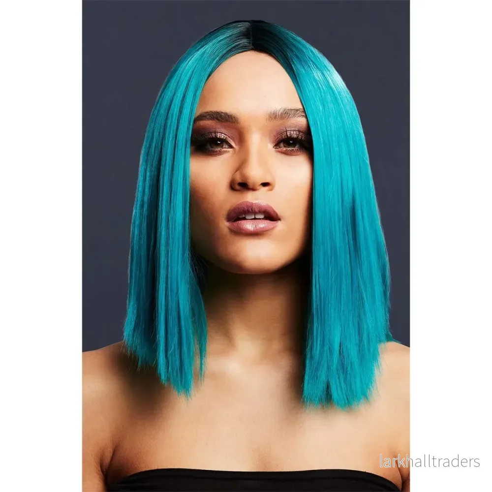 Peruk, Fever Kylie Wig Two Toned Blend Teal Peruk, Fever Kylie Wig Two Toned Blend Teal