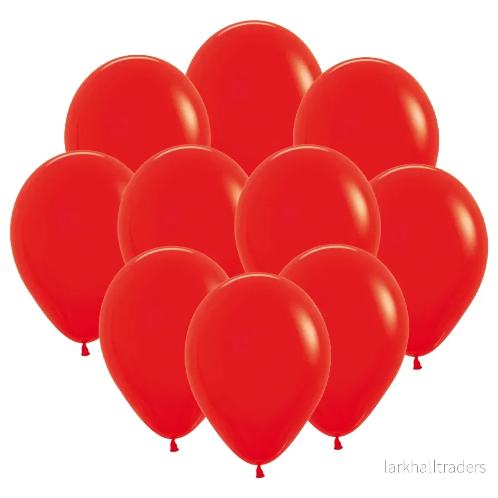 Ballonger, vallmoröd 30 cm 10 st Ballonger, vallmoröd 30 cm 10 st
