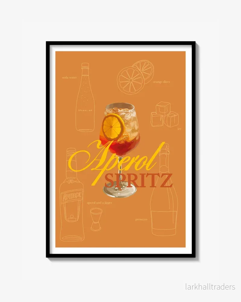 Aperol Spritz Fine Art Print Aperol Spritz Fine Art Print