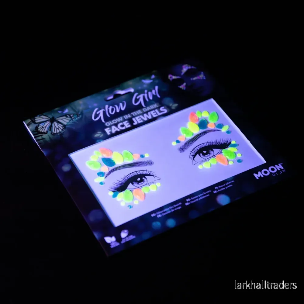 Moon glow in the dark kroppsstenar, Glow Girl - Bild 3