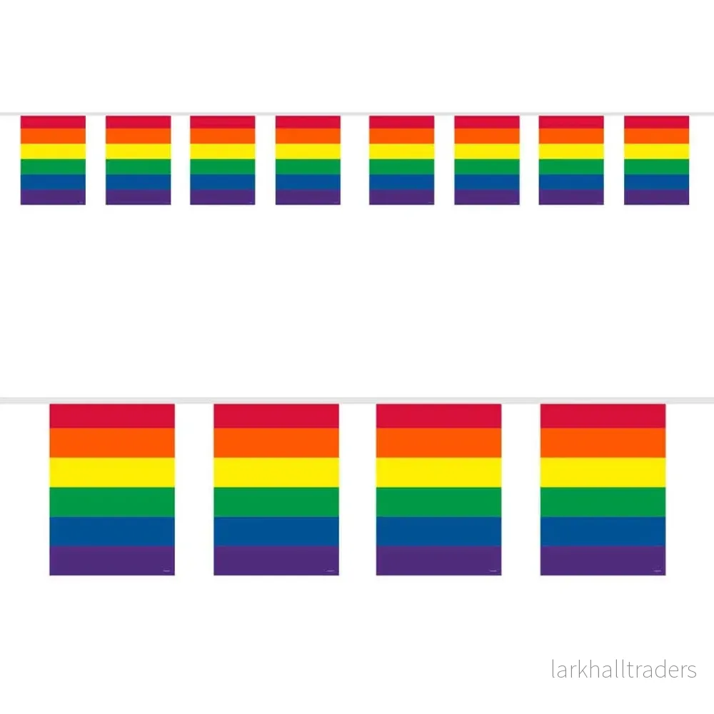 Flaggirlang, prideflagga 10 m Flaggirlang, prideflagga 10 m