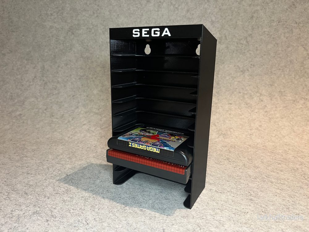 Väggställ / spelställ för 10 spel till Sega Mega Drive / Master System - Bild 3