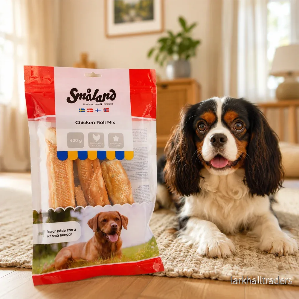 Småland hundgodis med kyckling – 400 g Småland hundgodis med kyckling – 400 g