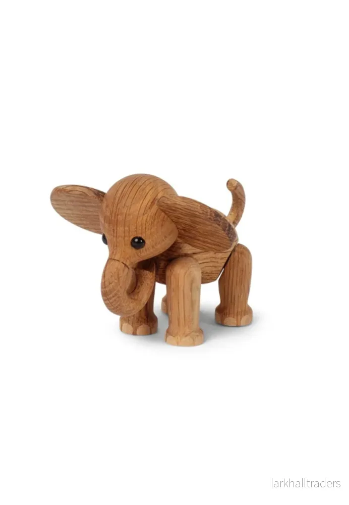 Dekoration Ella Elefant Baby Ek/Lönn - Bild 2