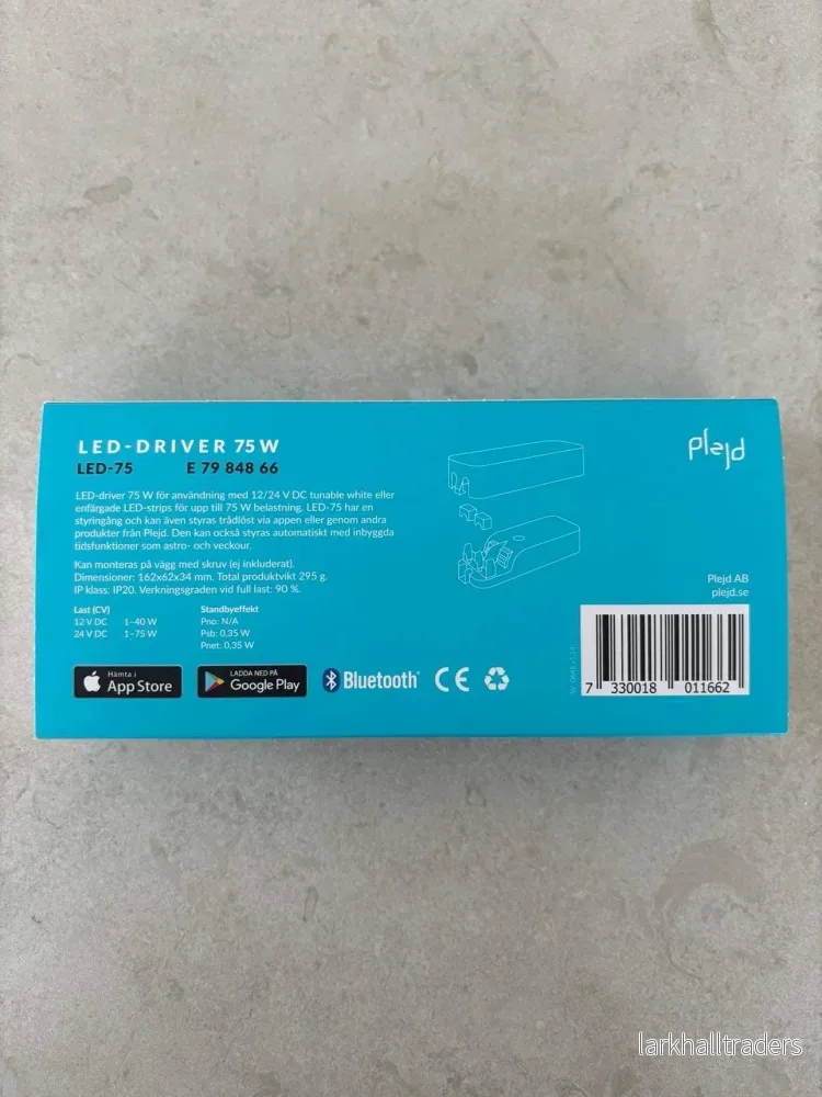 Plejd LED Driver 24V - 75W - 3m sladd m stickkontakt - Bild 3