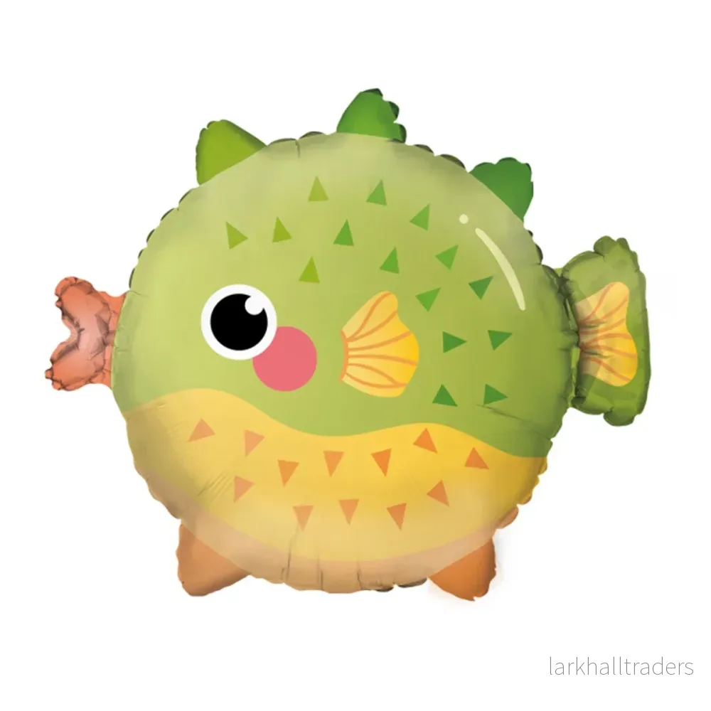 Folieballong, pufferfish 48×41 cm Folieballong, pufferfish 48×41 cm
