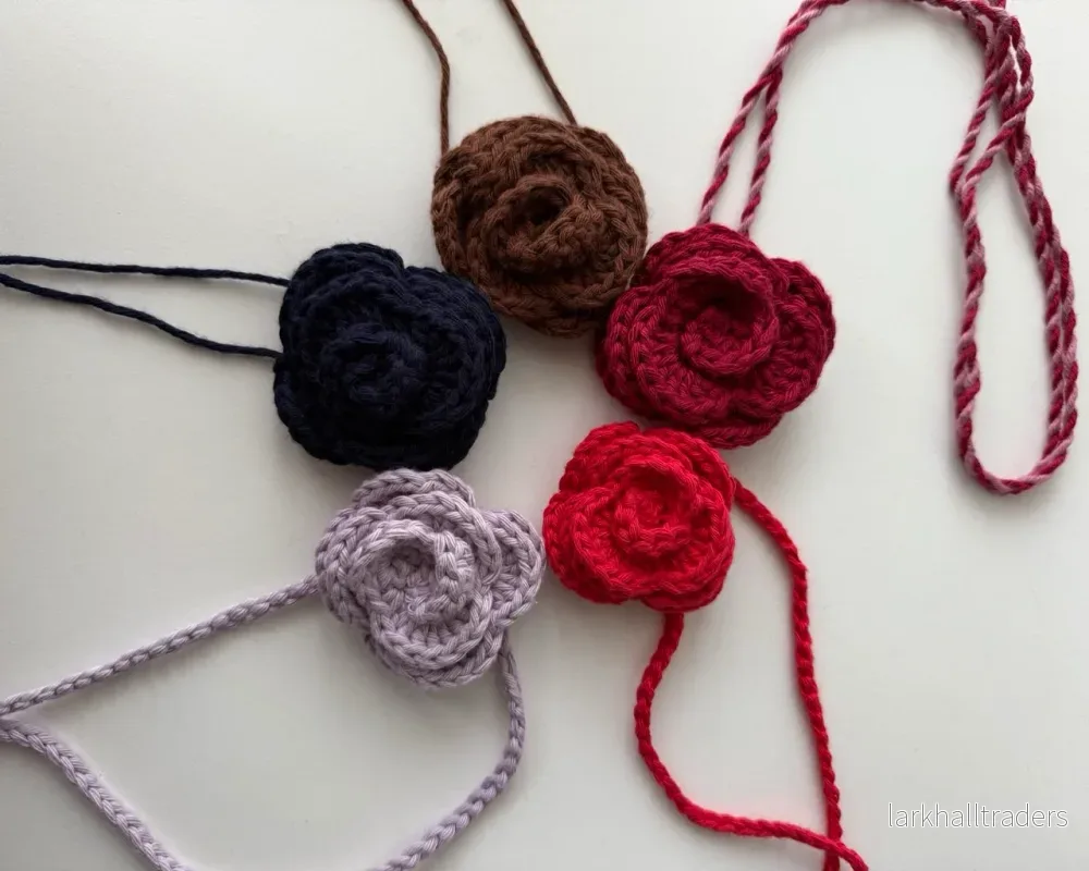 Mellan Virkad Blomhalsband - Bild 2