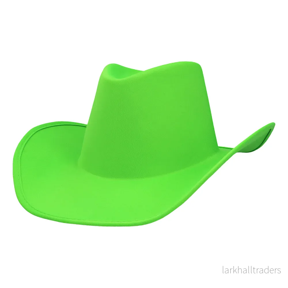 Cowboyhatt, neon grön - Bild 3