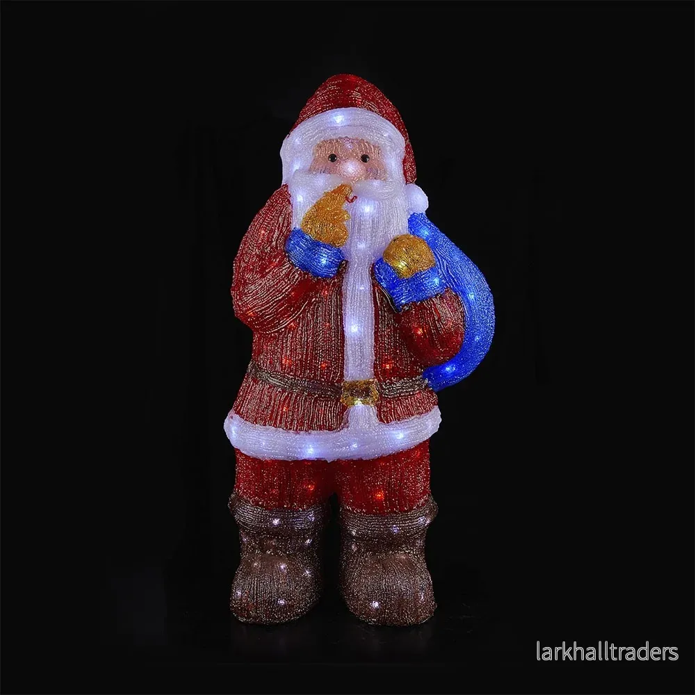 Tomte Akryl - höjd 83 cm med LED-ljus