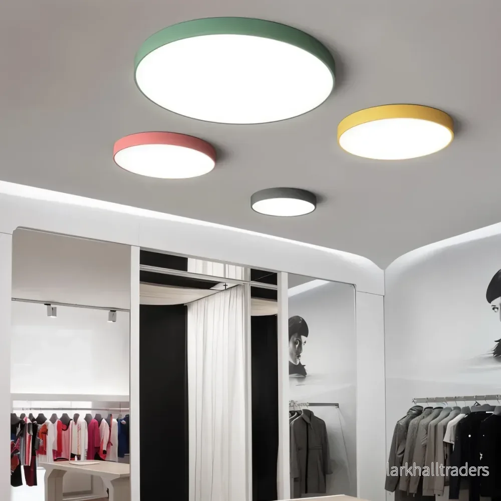HaloMac – Modern Rund LED-Taklampa i Macaron-Stil HaloMac – Modern Rund LED-Taklampa i Macaron-Stil