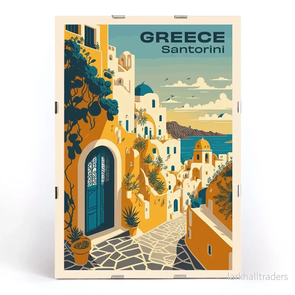 Resa till Santorini Poster - Bild 3