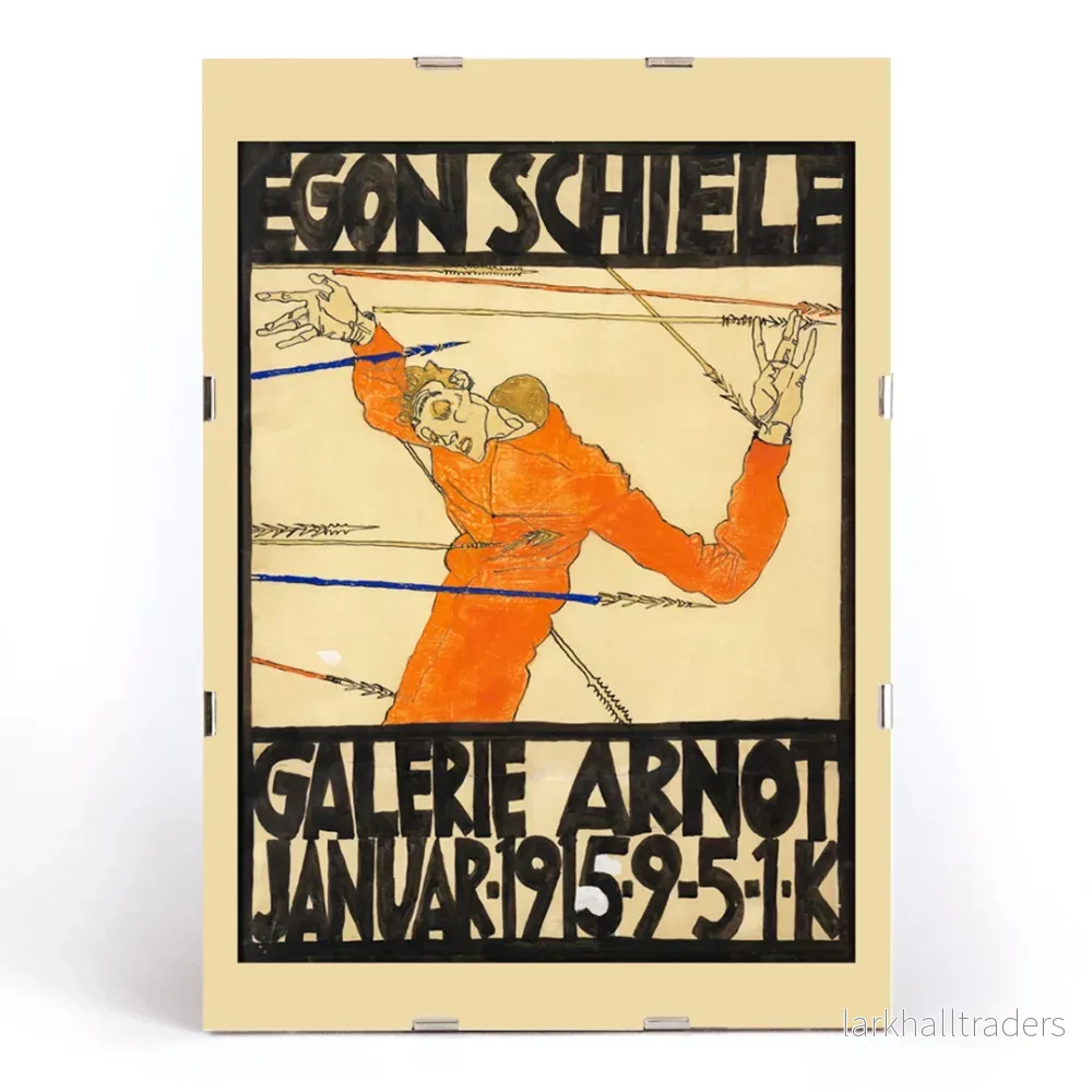 Schiele-utställning Galerie Arnot Poster - Bild 3