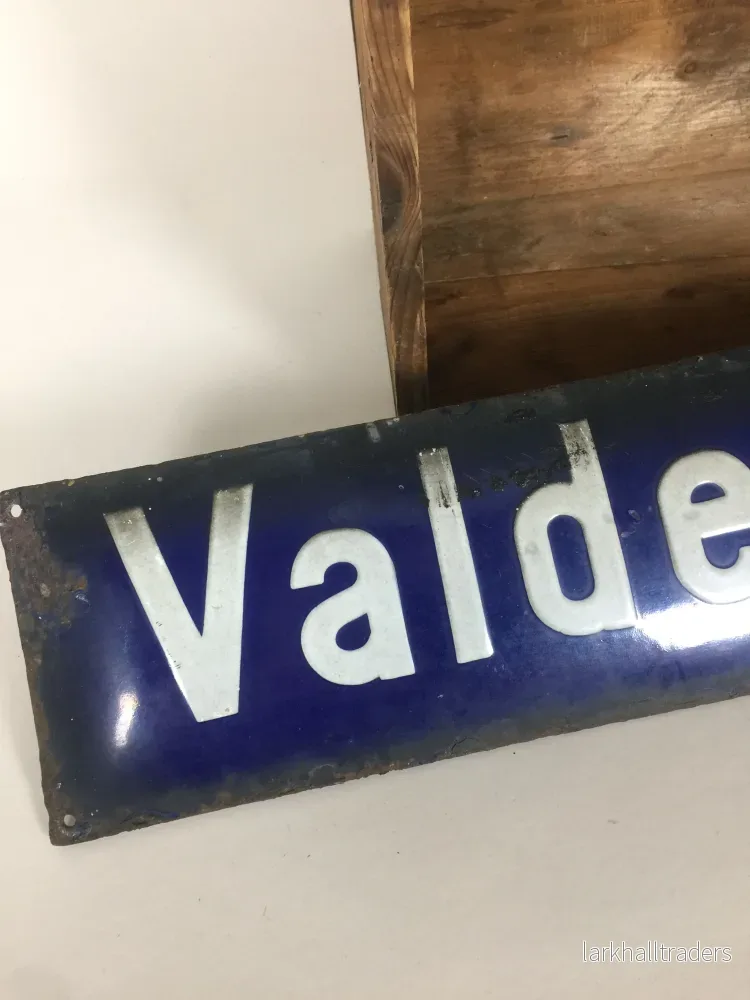 Vägskylt i emalj från Vesterbro - Bild 3