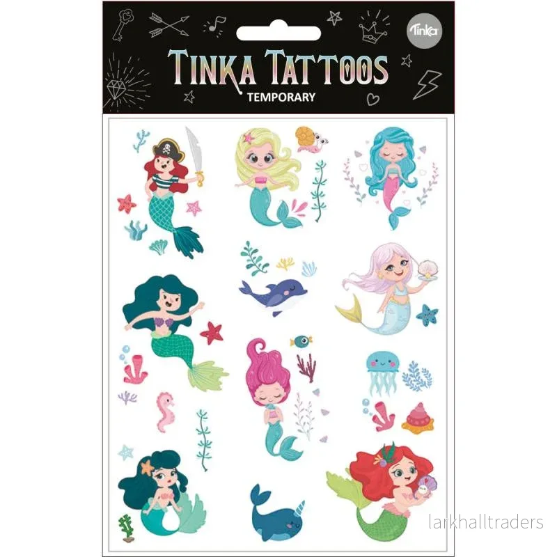 TATUERING SJÖJUNGFRU TINKA TATTOO TATUERING SJÖJUNGFRU TINKA TATTOO