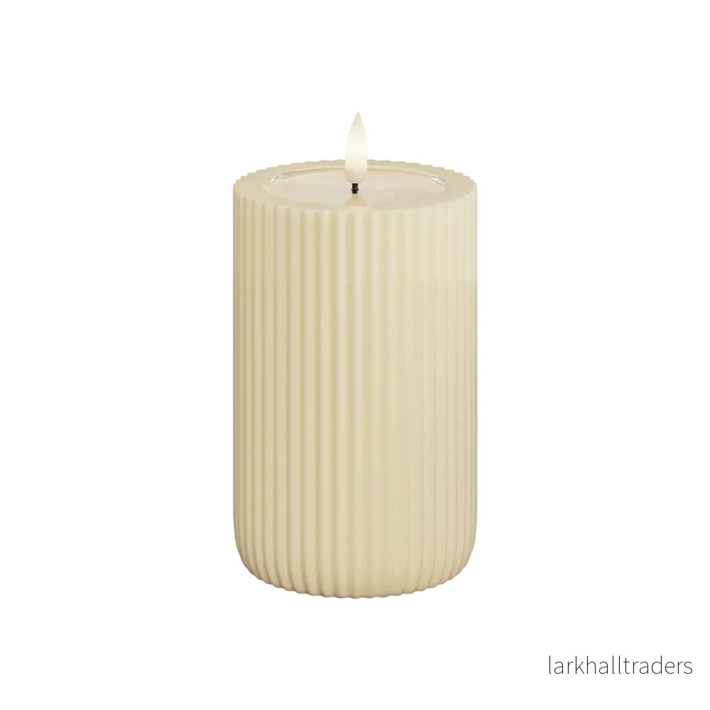 LED-blockljus Unique led blockljus stripe cream