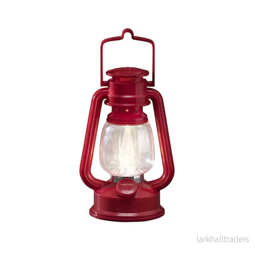 Tomtelykta, röd med LED 15x8 cm