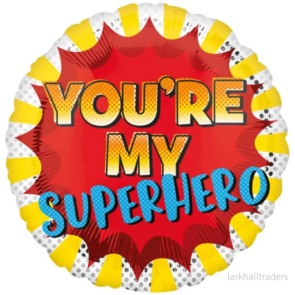 Folieballong, you´re my superhero 43 cm