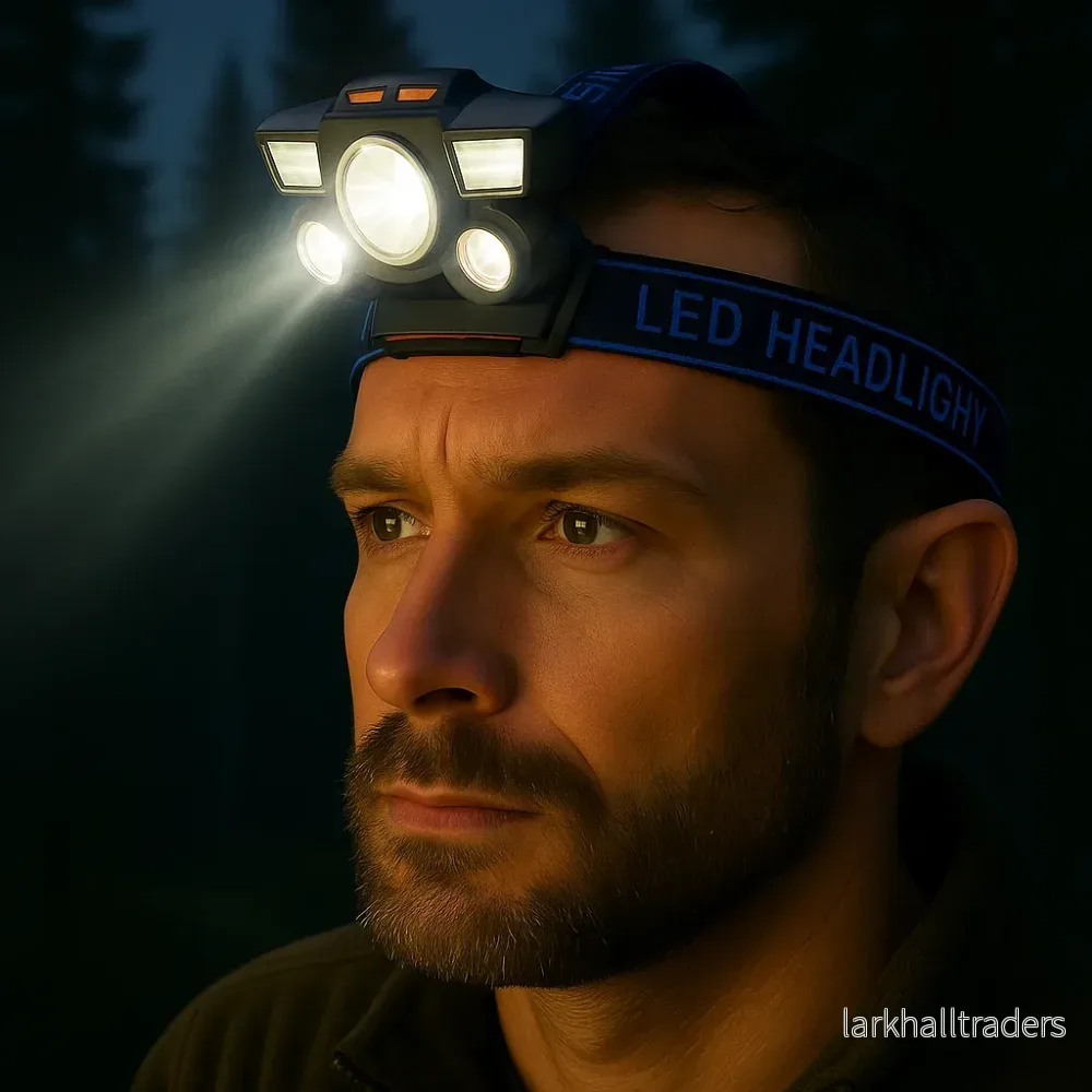 Pannlampa 300 lumen, vattenavvisande – 4 ljuslägen