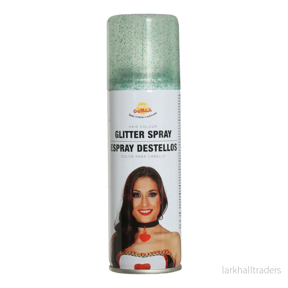 Hårspray, glitter grön 125 ml Hårspray, glitter grön 125 ml