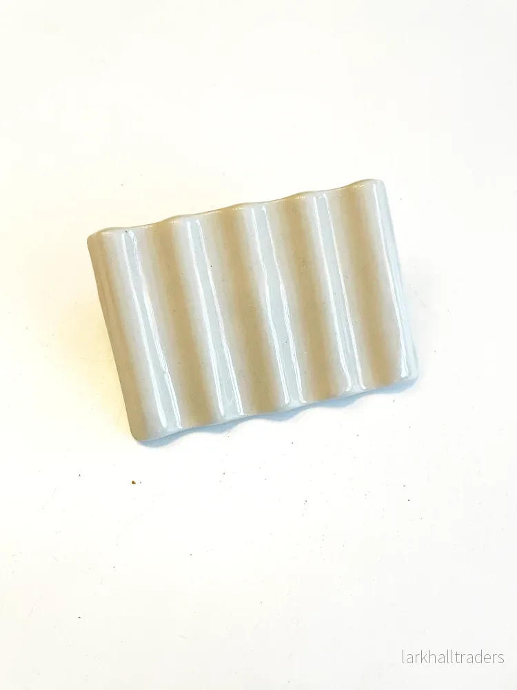 Tvålfat Wave beige