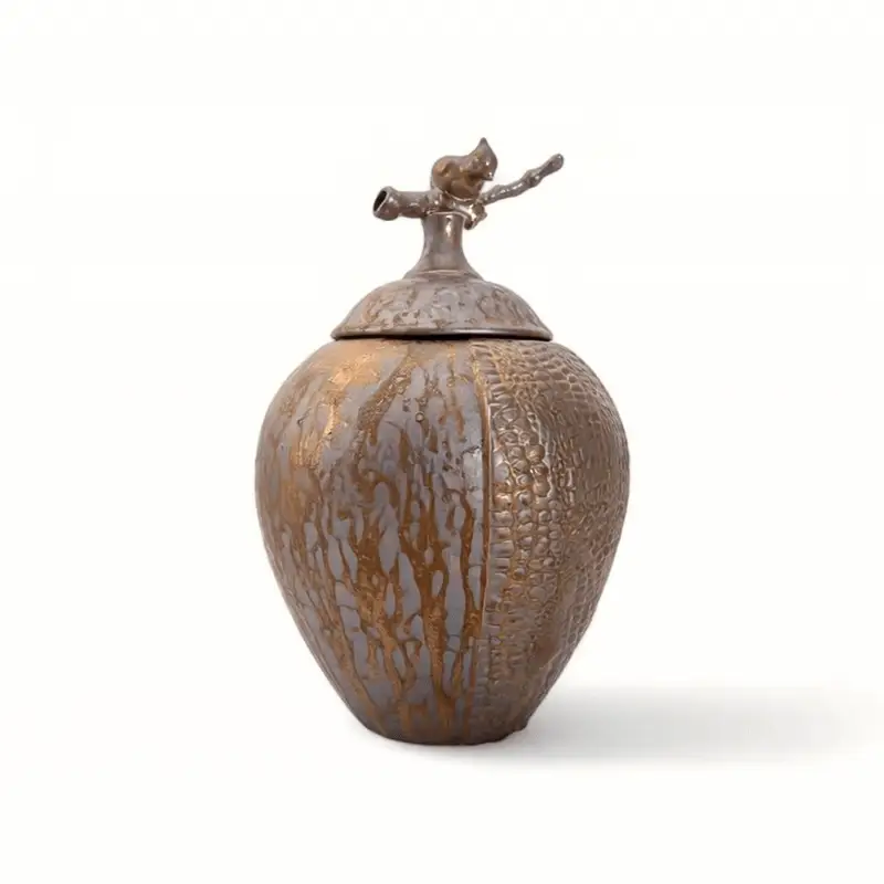 Textured Bronze Urna - Bild 2