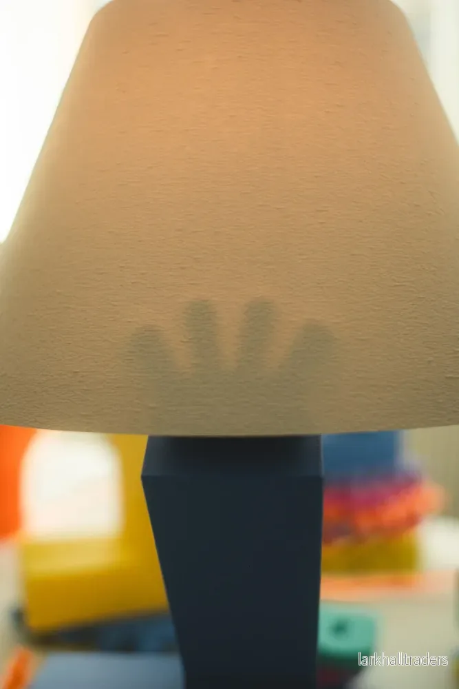 Lasse lamp - räfflad blå - Bild 2