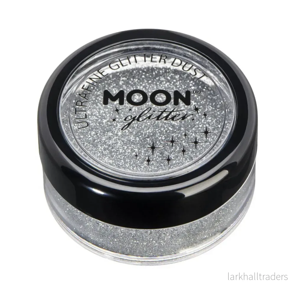 Moon Glitter Classic Ultrafine Glitter Dust, silver 5 g Moon Glitter Classic Ultrafine Glitter Dust, silver 5 g