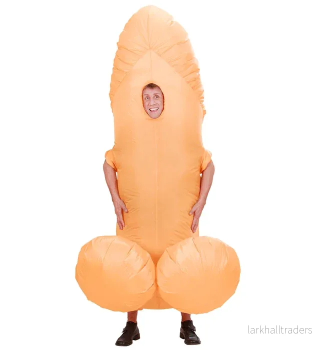Uppblåsbar dräkt, penis - Bild 2