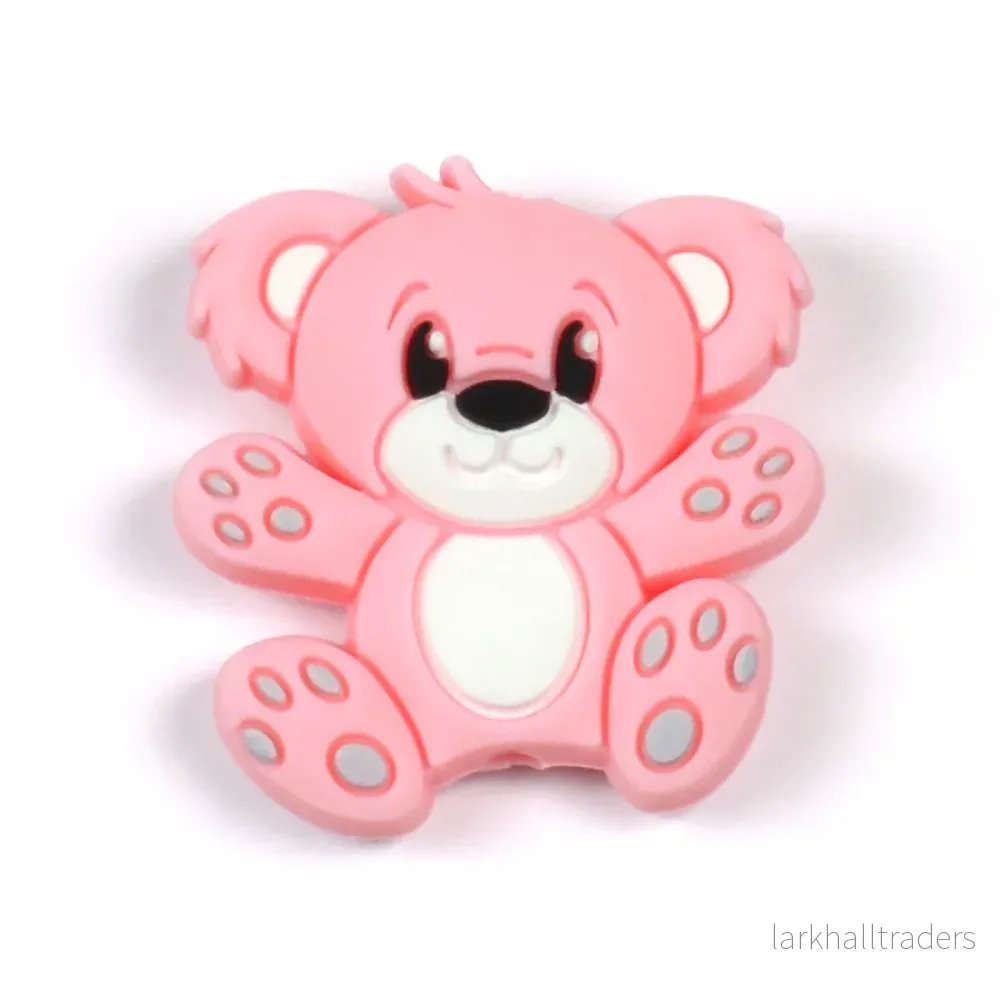 Motivpärla i silikon, nalle - Bild 3
