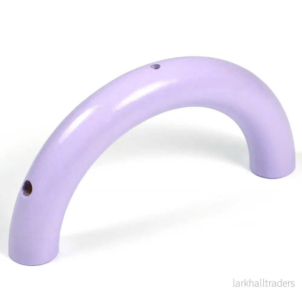 Halvring i trä, lavendel