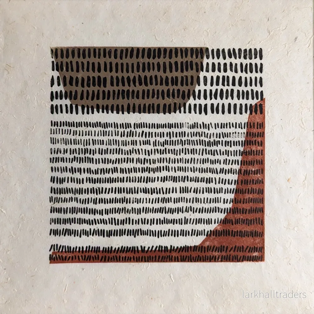 "Meditation II" - Linocut Print - Bild 3