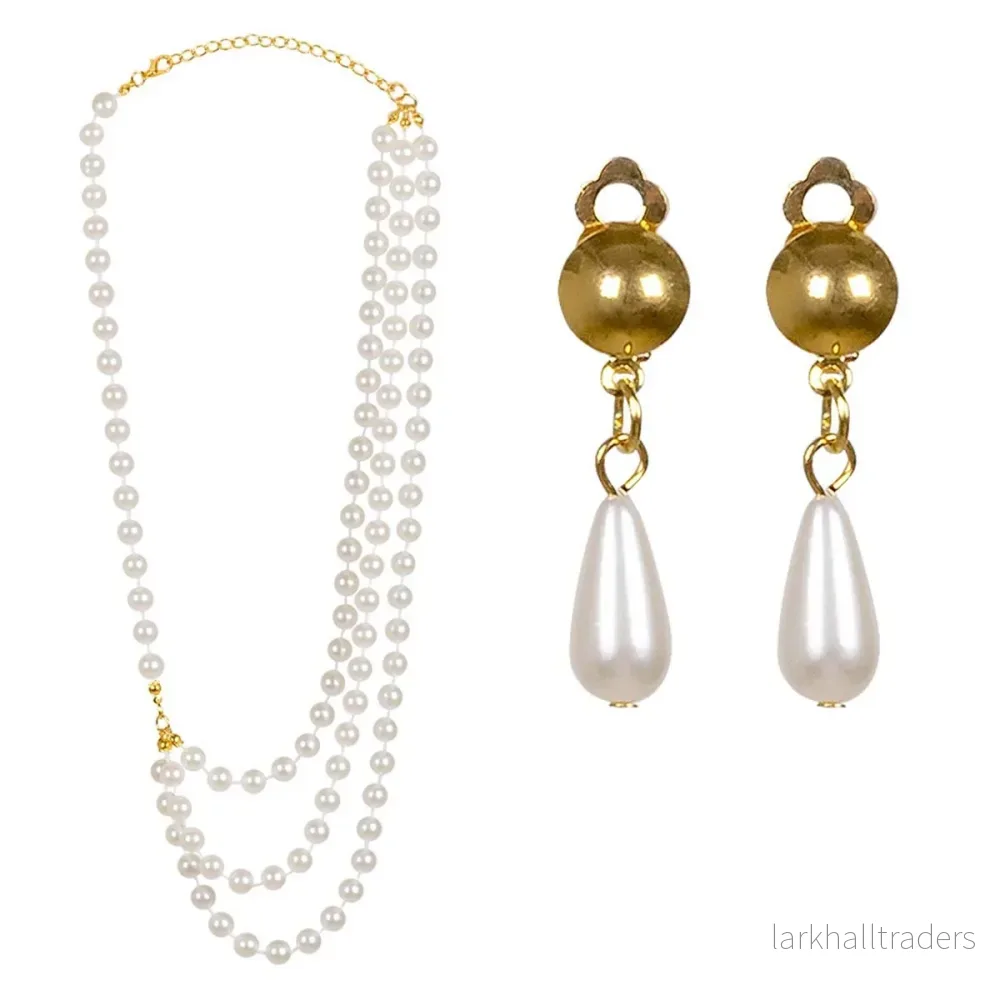 Maskeradset, halsband och örhängen Maskeradset, halsband och örhängen