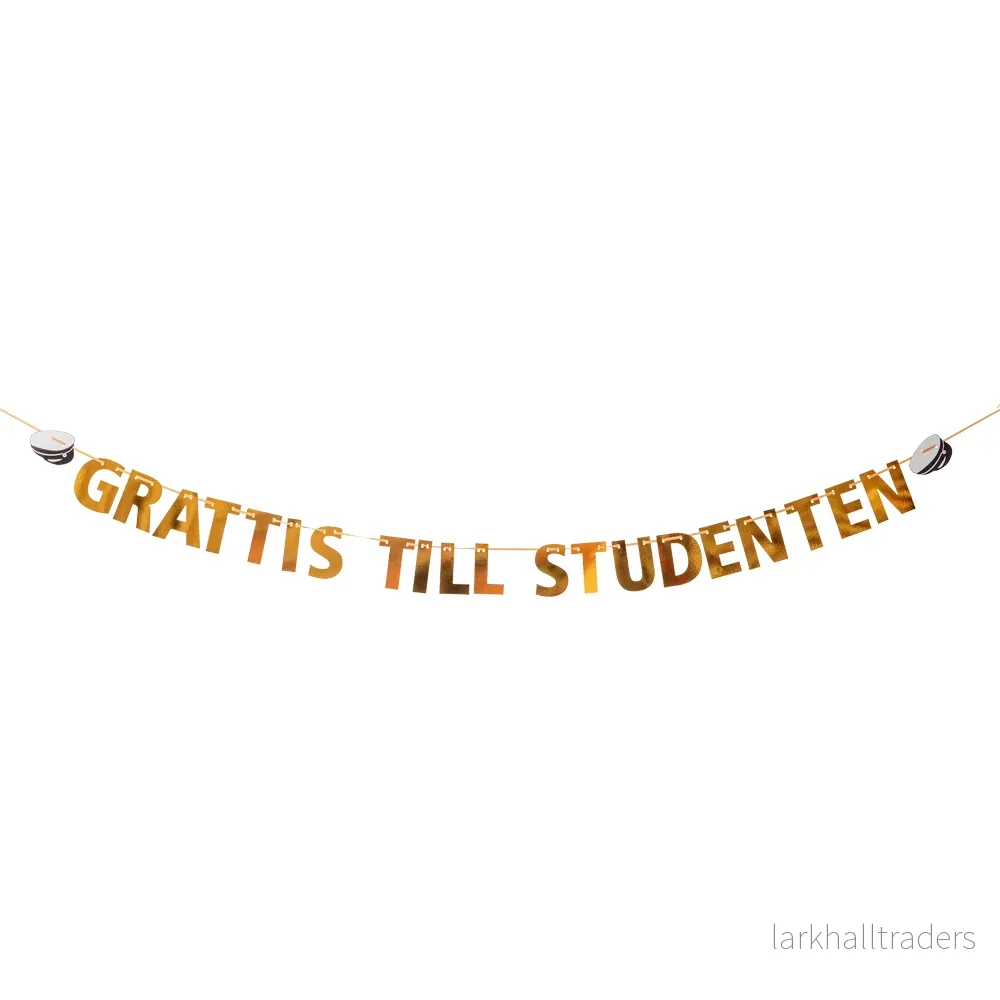 Flaggirlang, grattis till studenten 3,6 m Flaggirlang, grattis till studenten 3,6 m