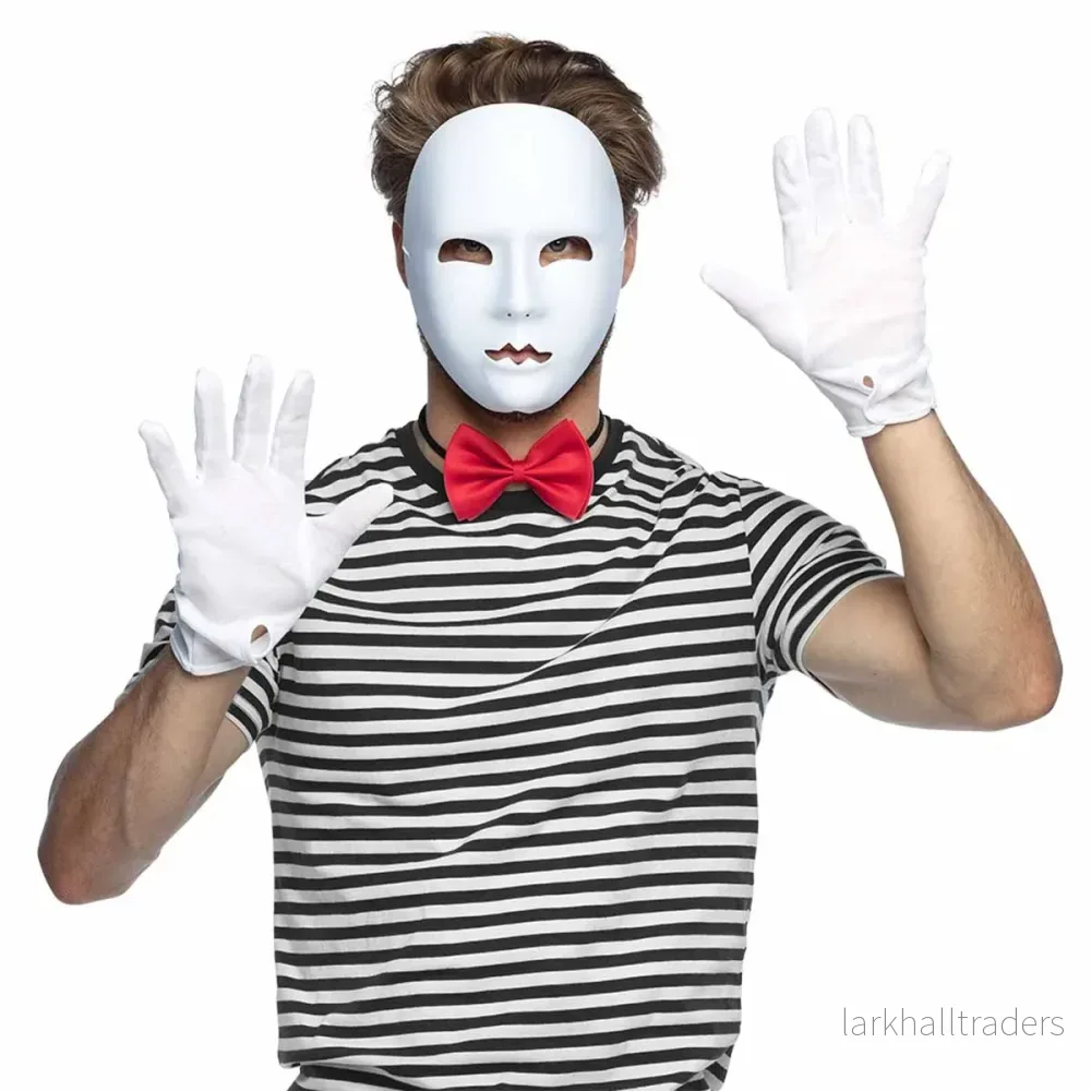 Ögonmask, teater vit - Bild 3