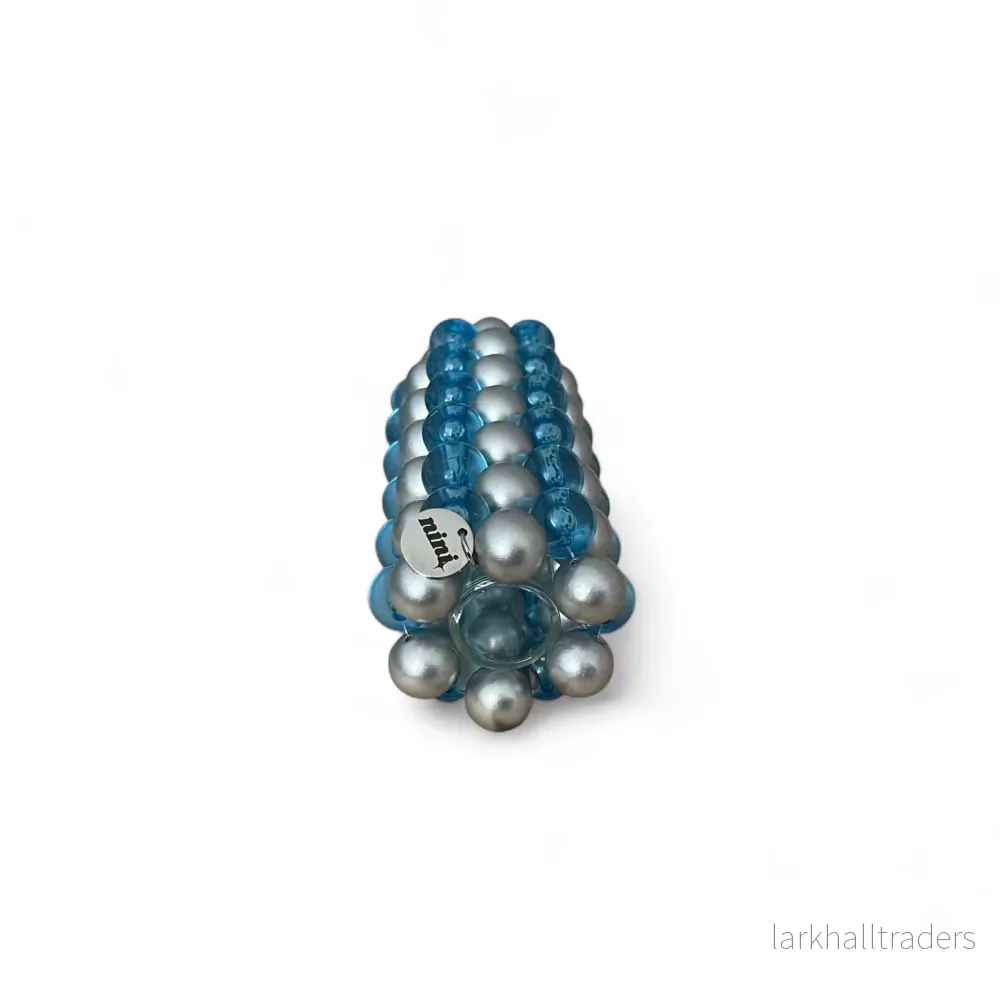 Liten vas Silver Blå - Bild 3